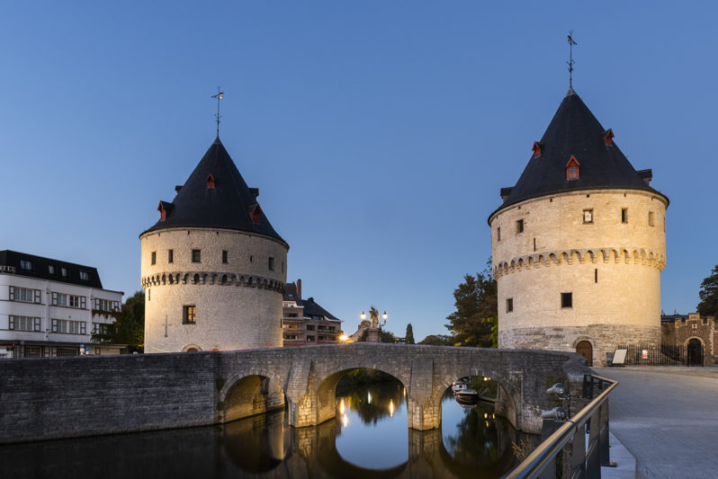 Axioma éclaire un haut-lieu touristique de Courtrai